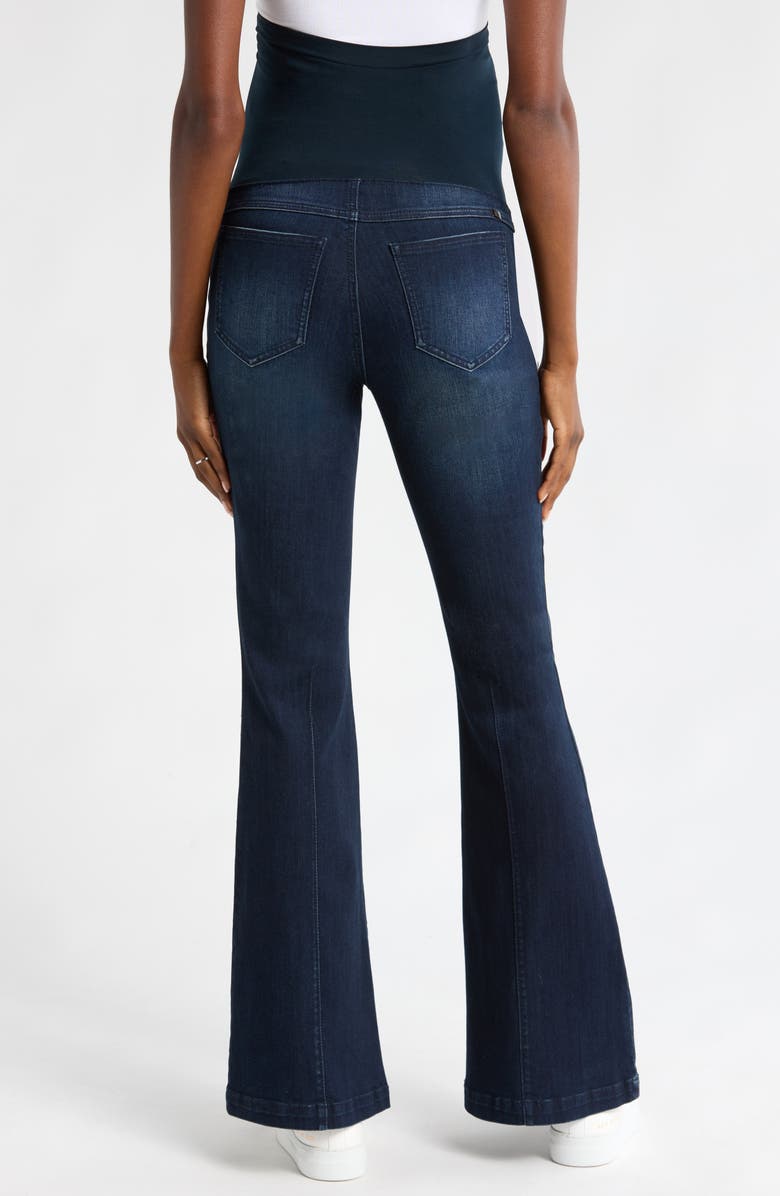 1822 Denim Over the Bump Darted Flare Maternity Jeans, Alternate, color,