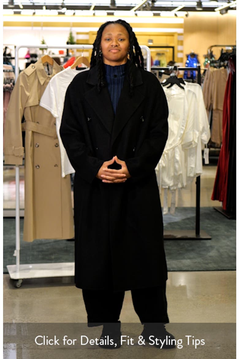 Picarol Oversize Double Breasted Wool Blend Coat (Women) | Nordstrom