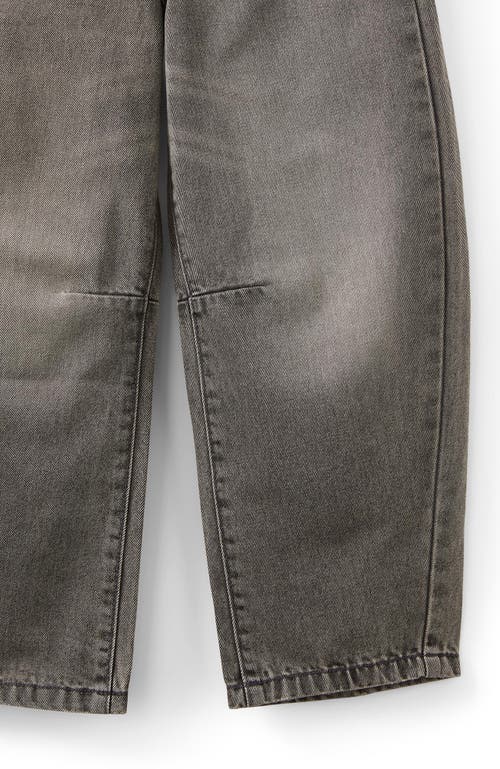 Cotton On Kids Kid's Unisex Barrel Leg Denim Jean In Gray