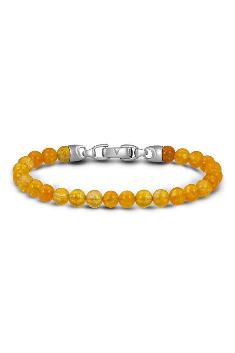 Spiritual Bead Birthstone Bracelet, Main, color, NOVEMBER / CITRINE