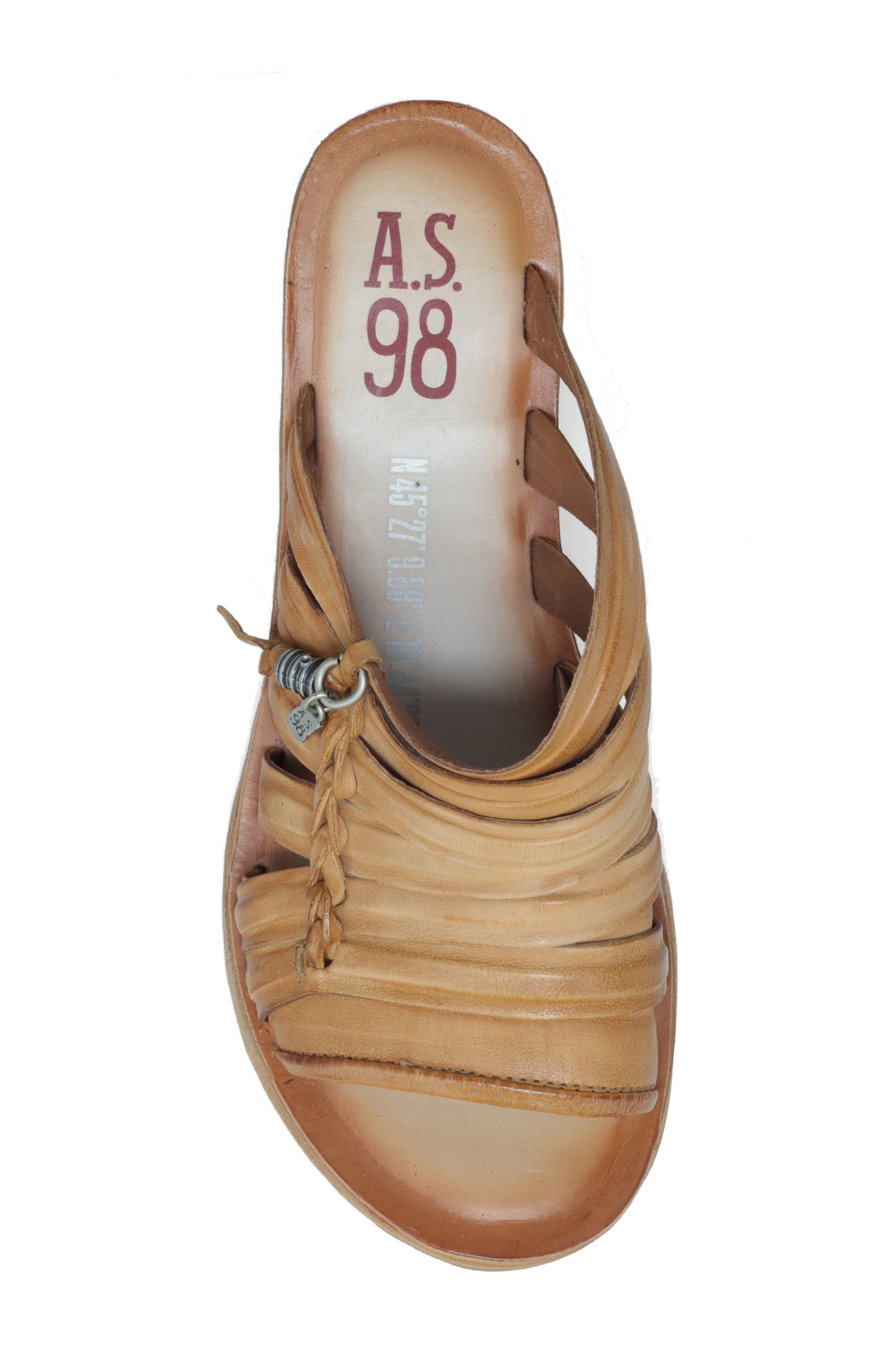 A.S.98 Nicolls Platform Wedge Sandal, Alternate, color, 