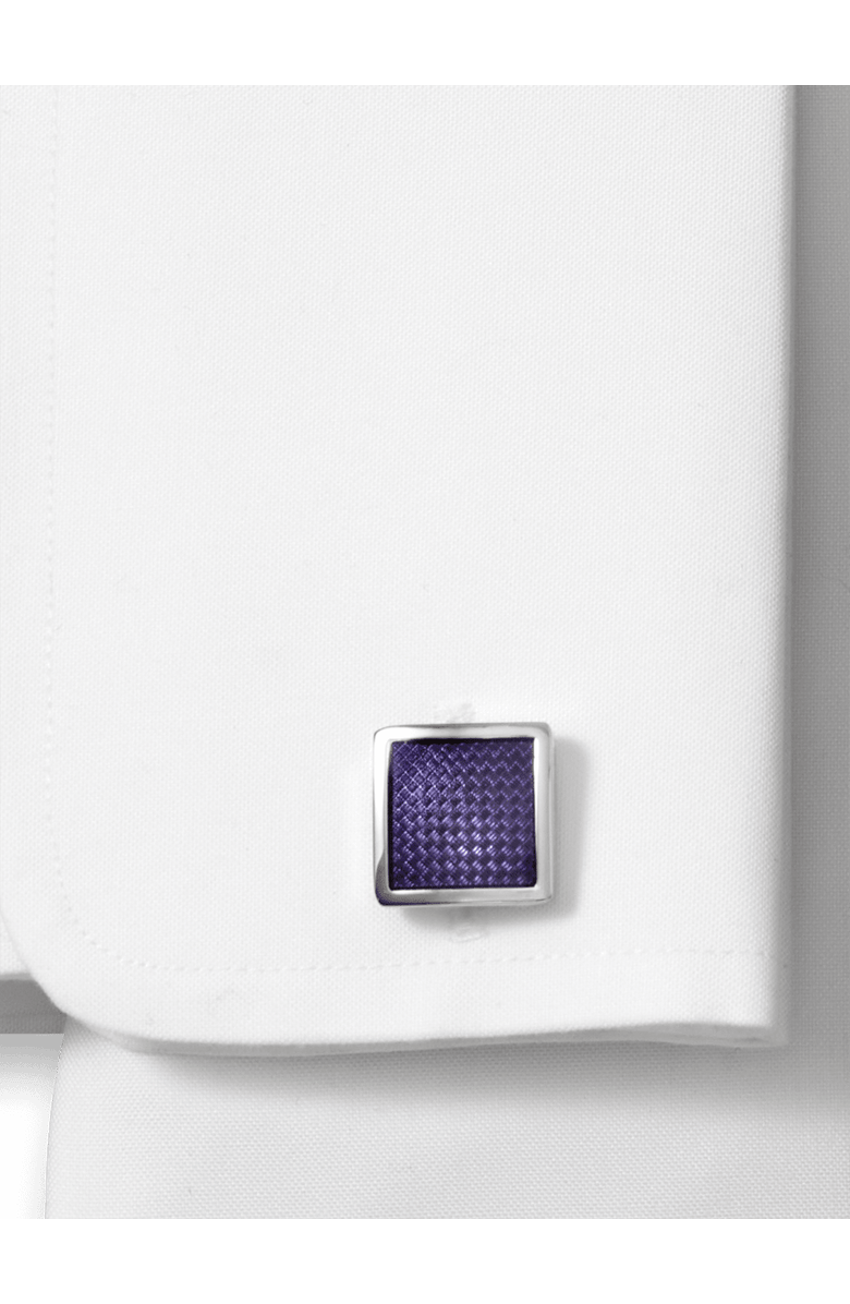 Paul Fredrick Enamel Square Cufflink, Alternate, color, Purple