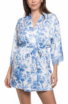 In Bloom by Jonquil Molleigh Toile Print Satin Wrap