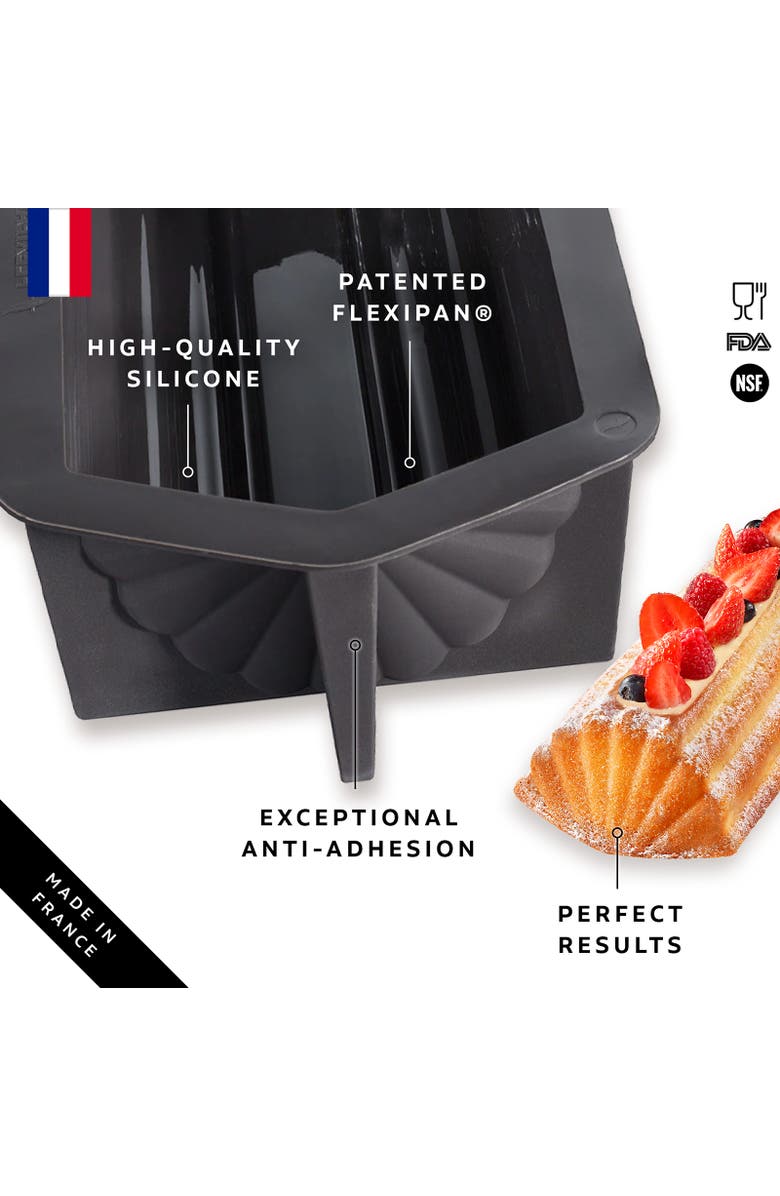 Silpat Flexipan Pound Cake Premium Silicone Baking Pan, Alternate, color, Black