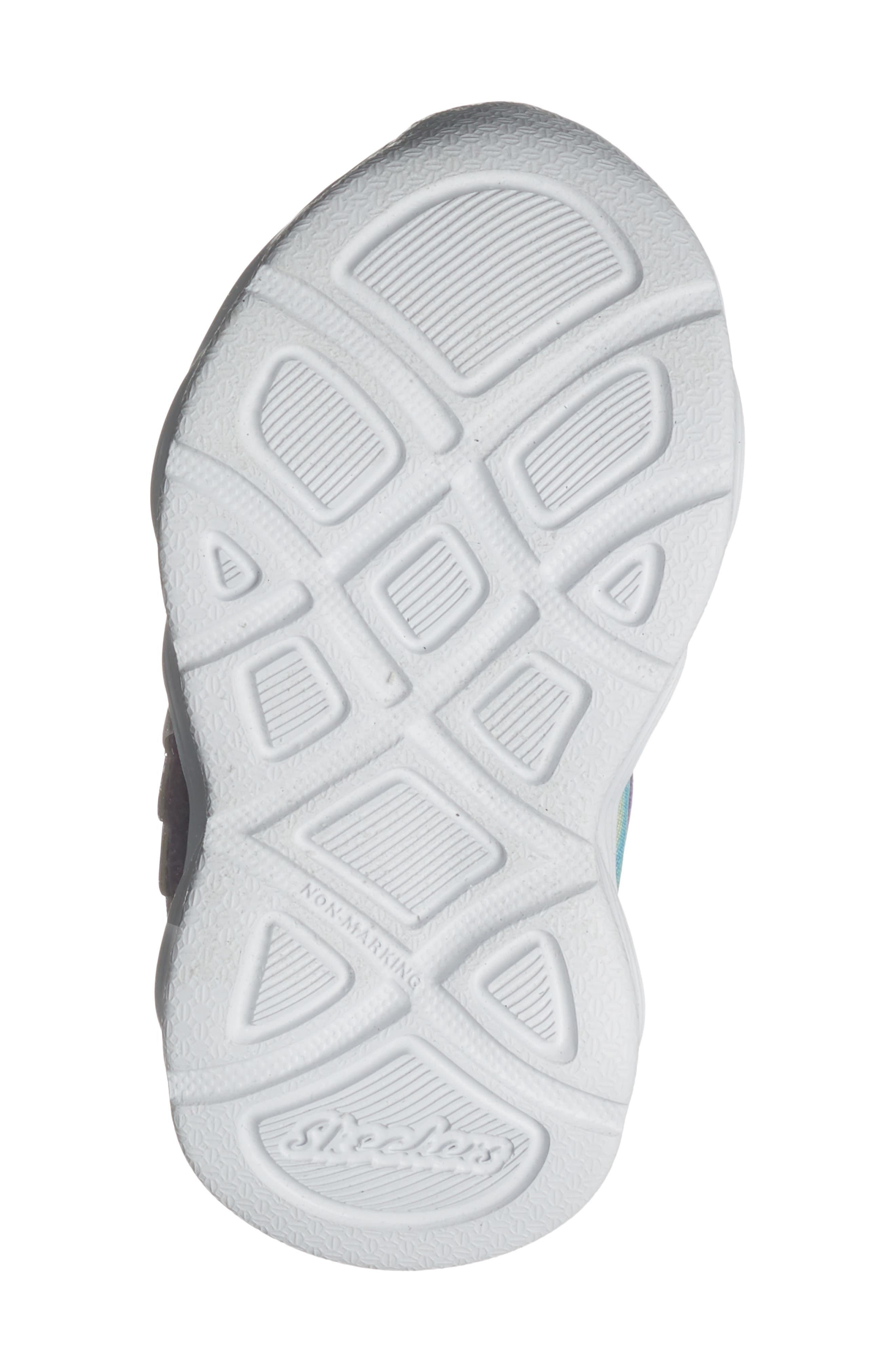 SKECHERS Kids' Twisty Glow Sneaker, Alternate, color, Lavender Multi