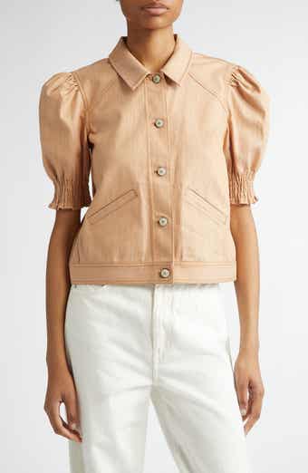 Roselyn Short Sleeve Denim Jacket