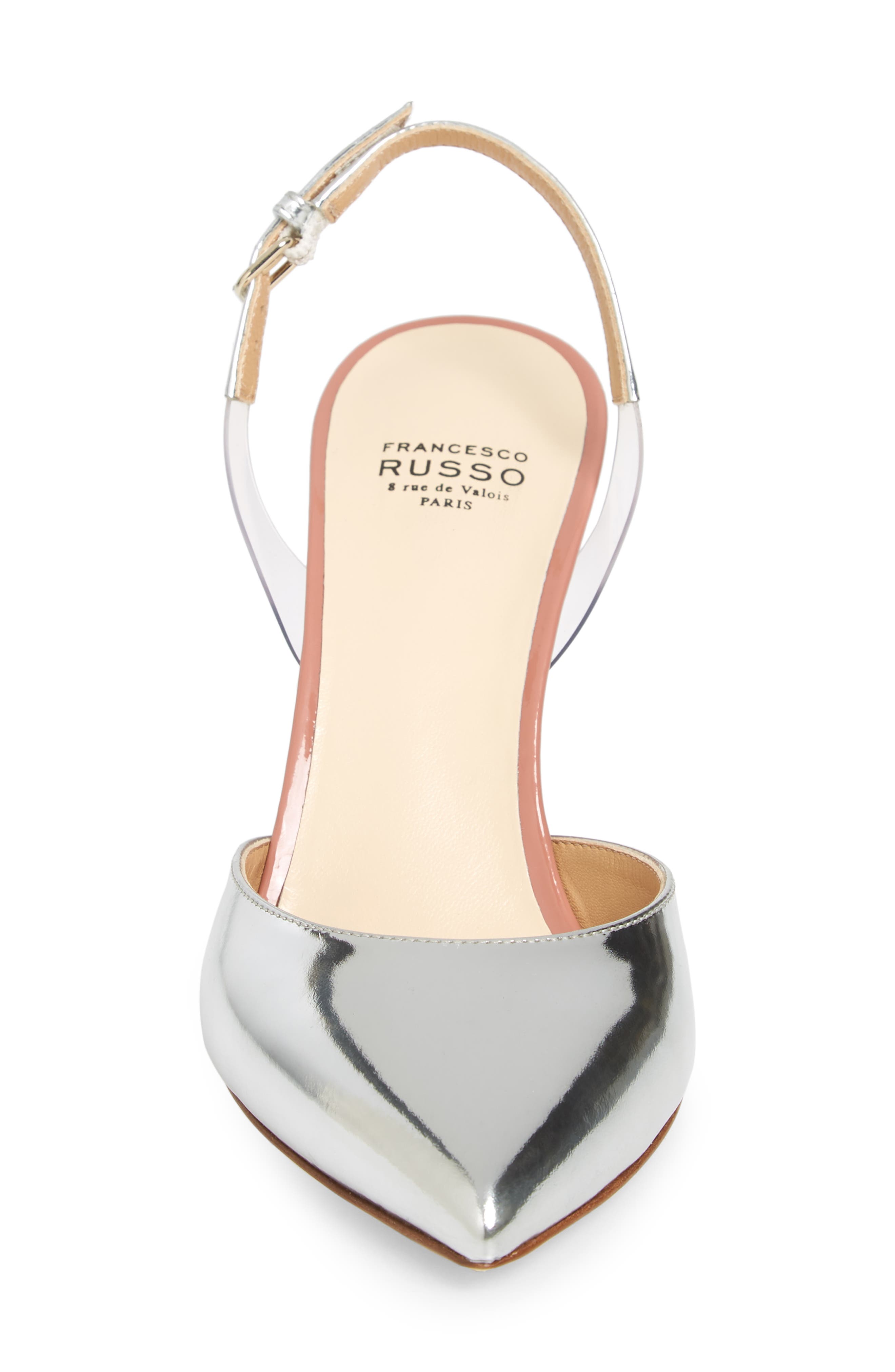 Francesco Russo Slingback Pump, Alternate, color, 