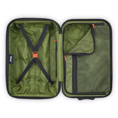 Jeep Jh003b 21" Carry On Hardside Expandable Luggage With Two Wheels In Black
