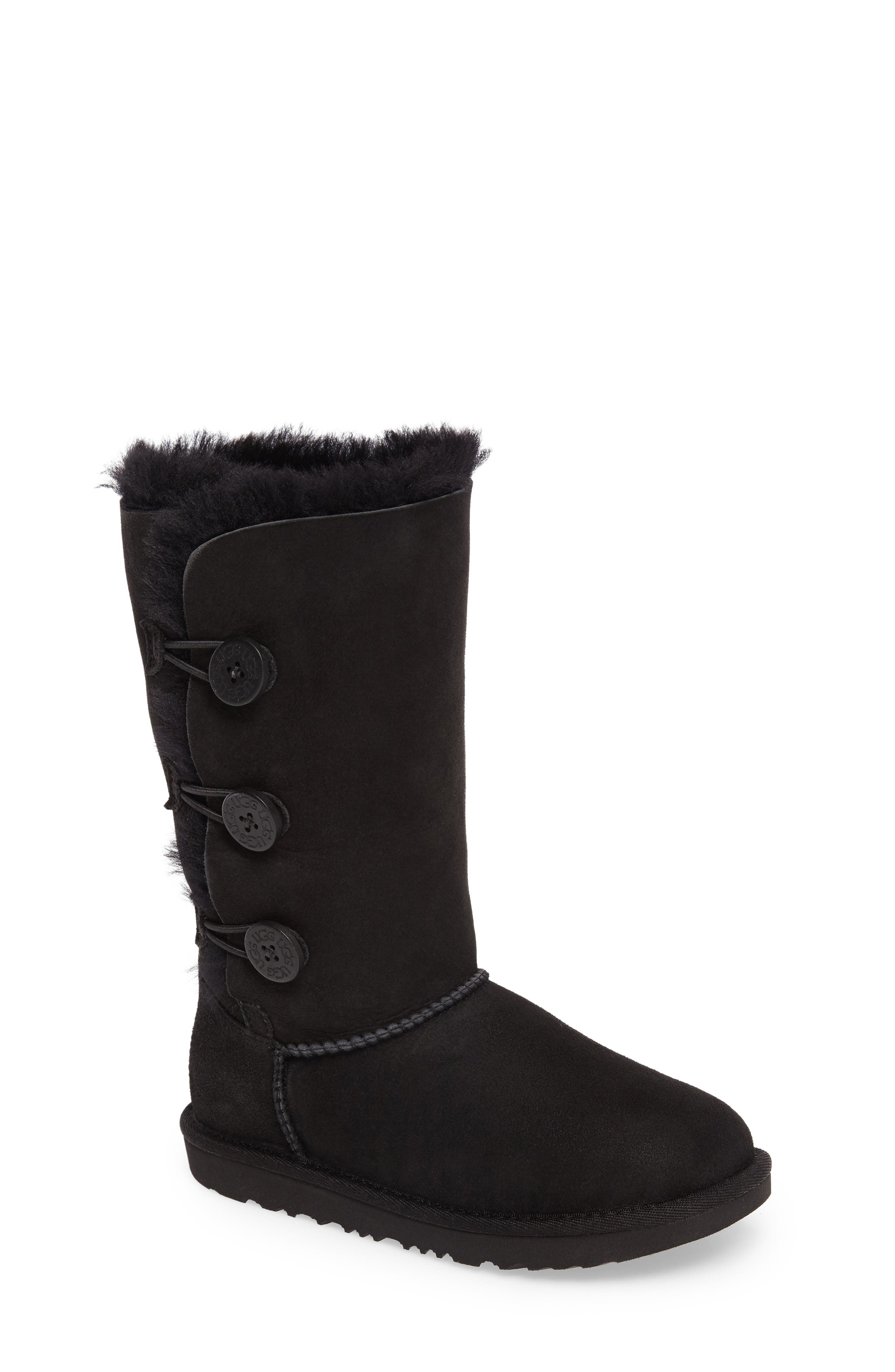 UGG<sup>®</sup> Bailey Button Triplet II Genuine Shearling Boot, Main, color, 