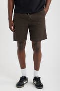 Brooklyn Industries Loose Fit Woven Stretch Cotton Drawstring Shorts