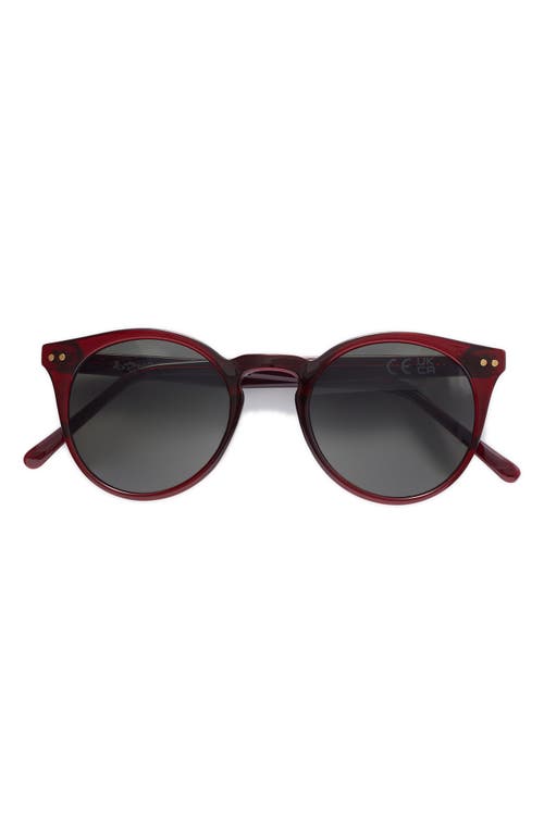 & Other Stories Round Sunglasses In Burgundy