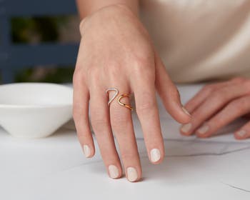 Monica Vinader Riva Diamond Open Wrap Ring | Nordstrom