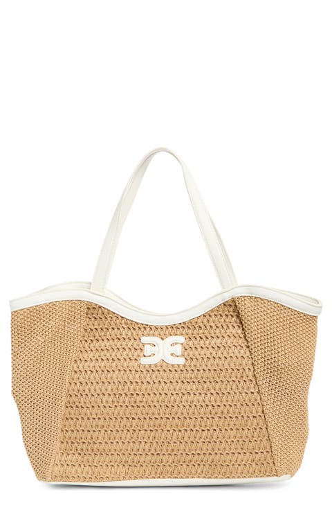 Ilsie Raffia Tote Bag