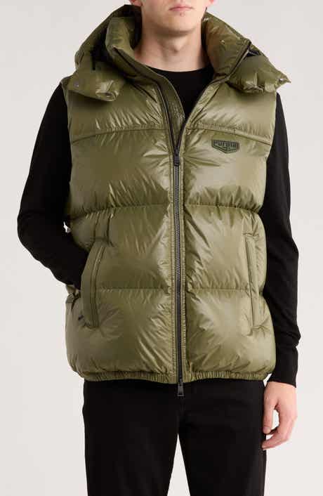 PURPLE BRAND Nylon Down Puffer Vest