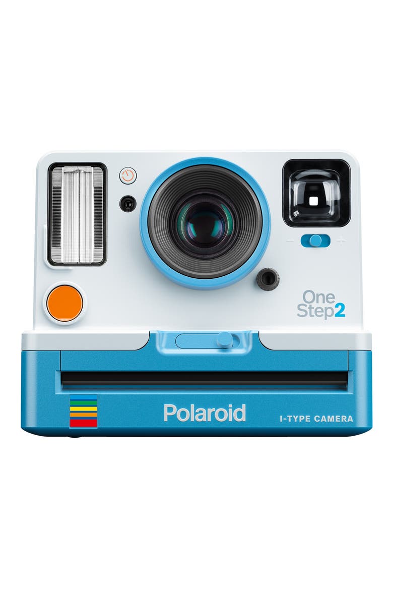 Polaroid OneStep 2 Viewfinder - Summer Blues Instant Camera, Main, color, WHITE/ BLUE