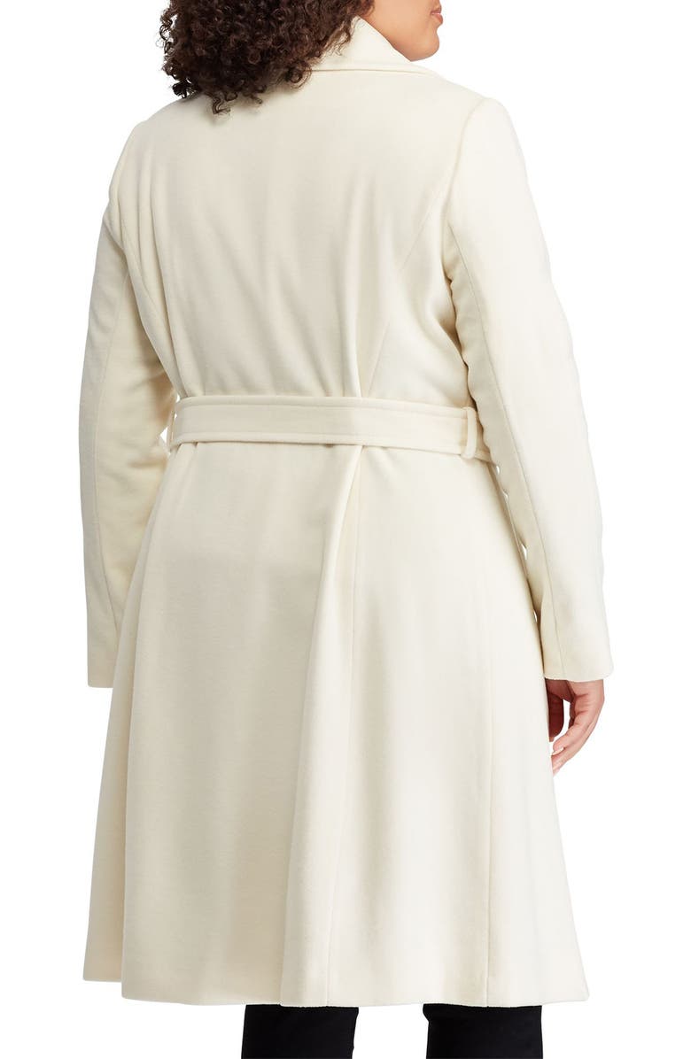 Lauren Ralph Lauren Wool Blend Wrap Coat, Alternate, color, 