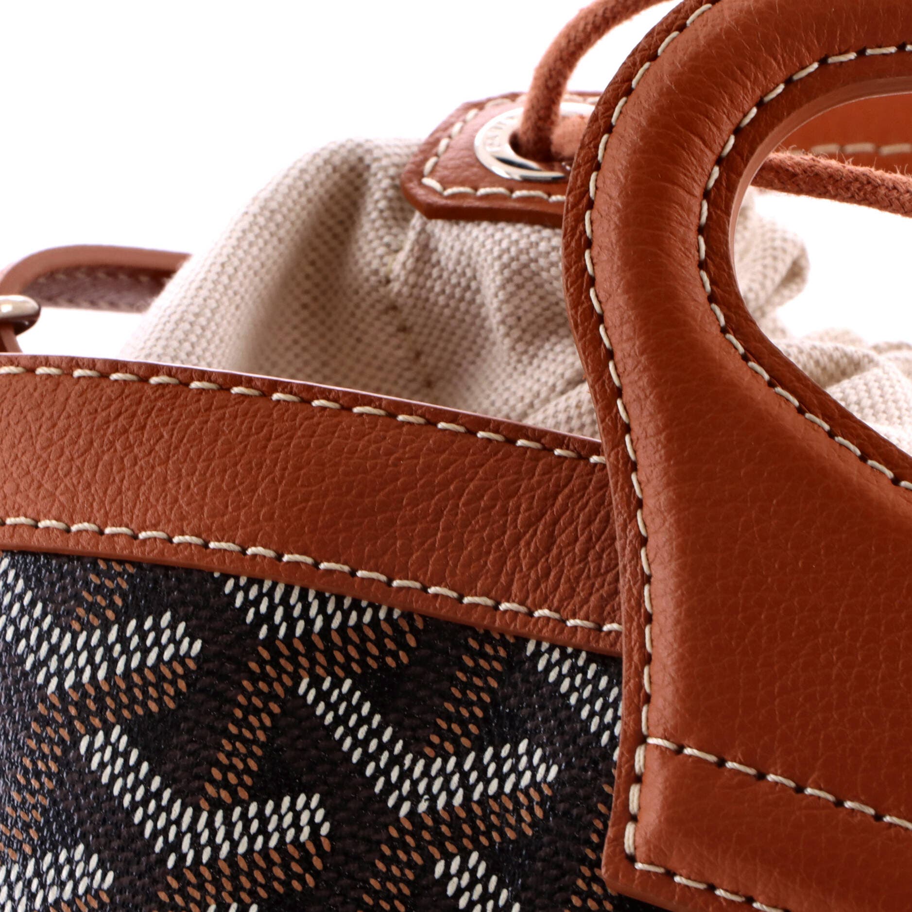 Beluga Bag Coated Canvas Mini, Alternate, color, Brown