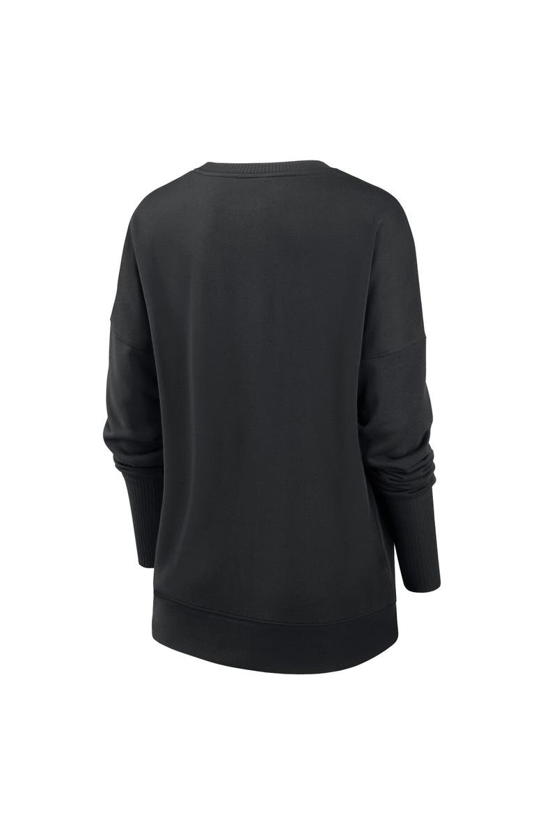 Nike Women's Nike Black Pittsburgh Steelers Rewind Playback Icon Performance Pullover Sweatshirt, Alternate, color, Black