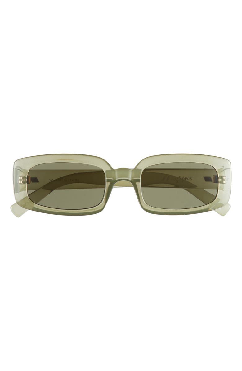 Le Specs Dynamite 52mm Rectangular Sunglasses, Main, color, Eucalyptus