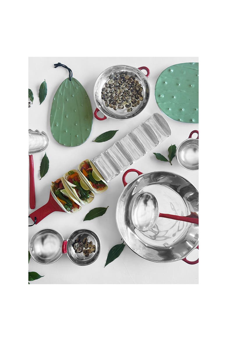 San Miguel Condiment Tray, Alternate, color, Silver