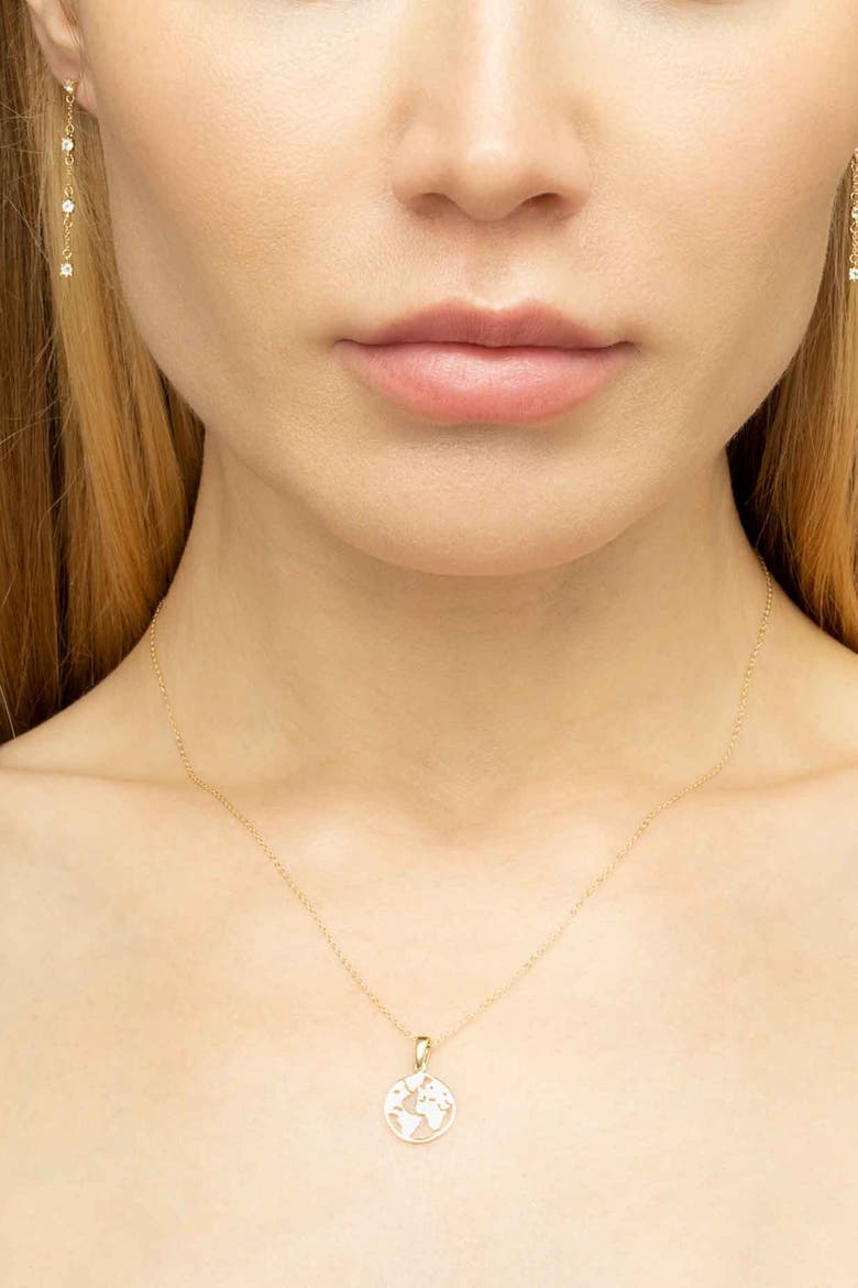 14K Yellow Gold Joy to the World Pendant Charm, Alternate, color, Yellow Gold