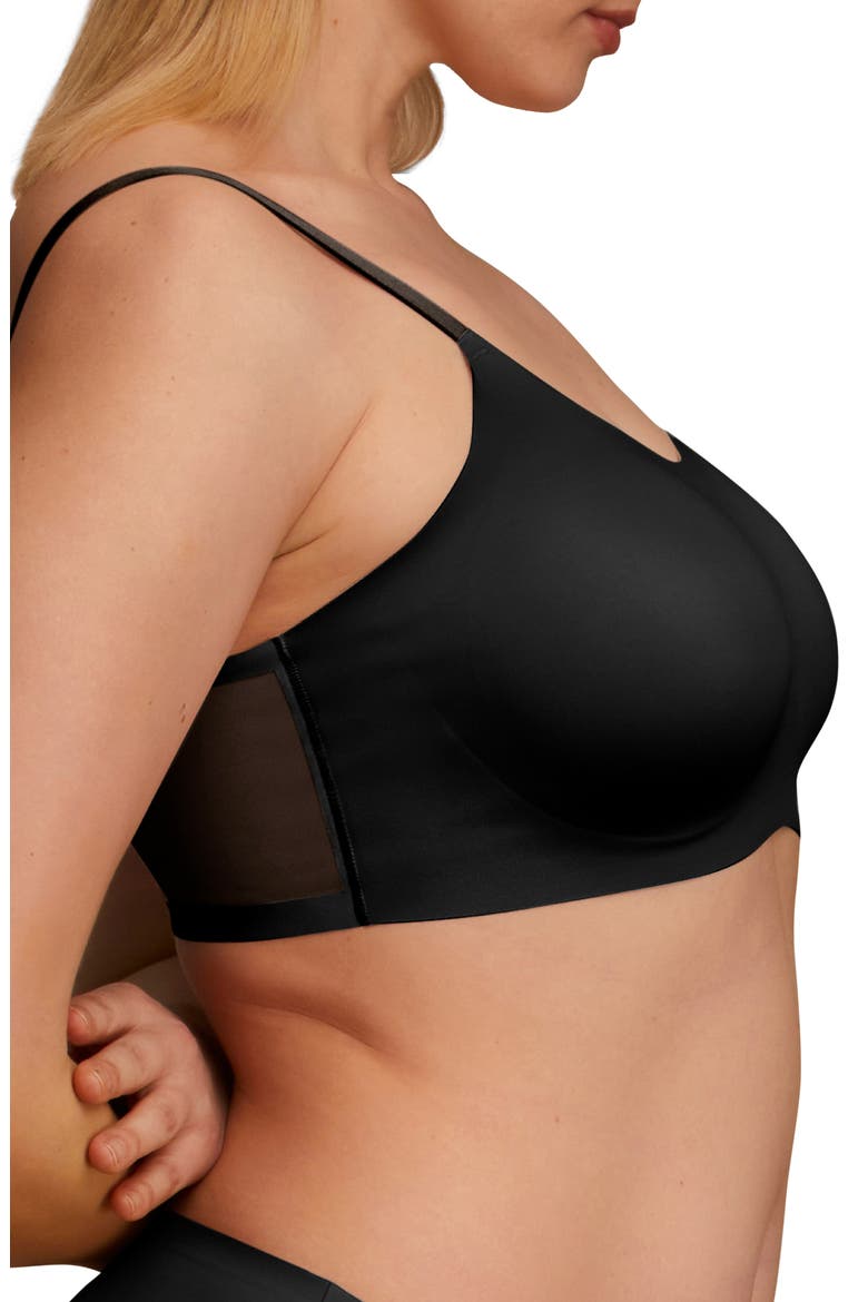 Support Bralette, Alternate, color, BLACK