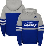 Mitchell & Ness Youth Mitchell & Ness Gray Tampa Bay Lightning Head Coach Pullover Hoodie