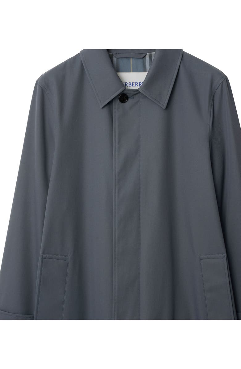 Burberry Cotton Gabardine Car Coat, Alternate, color, Magnet
