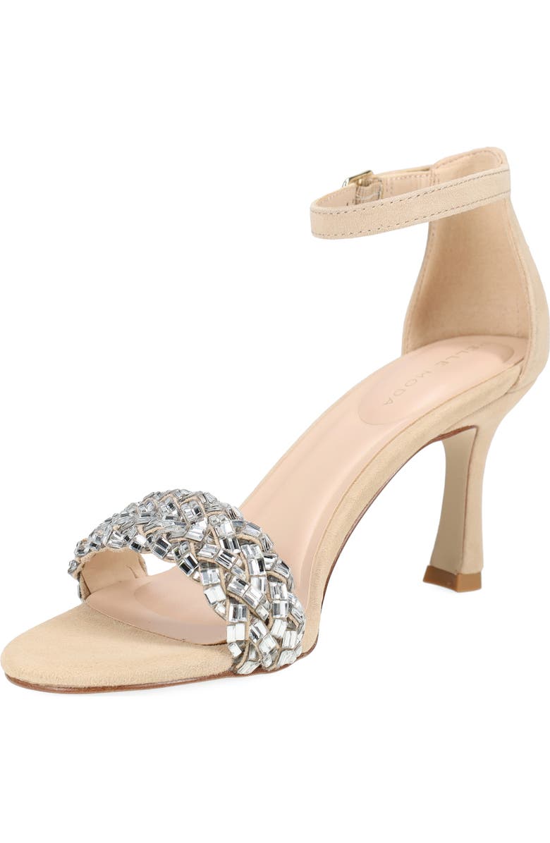Pelle Moda Heidy Ankle Strap Sandal, Alternate, color, Latte