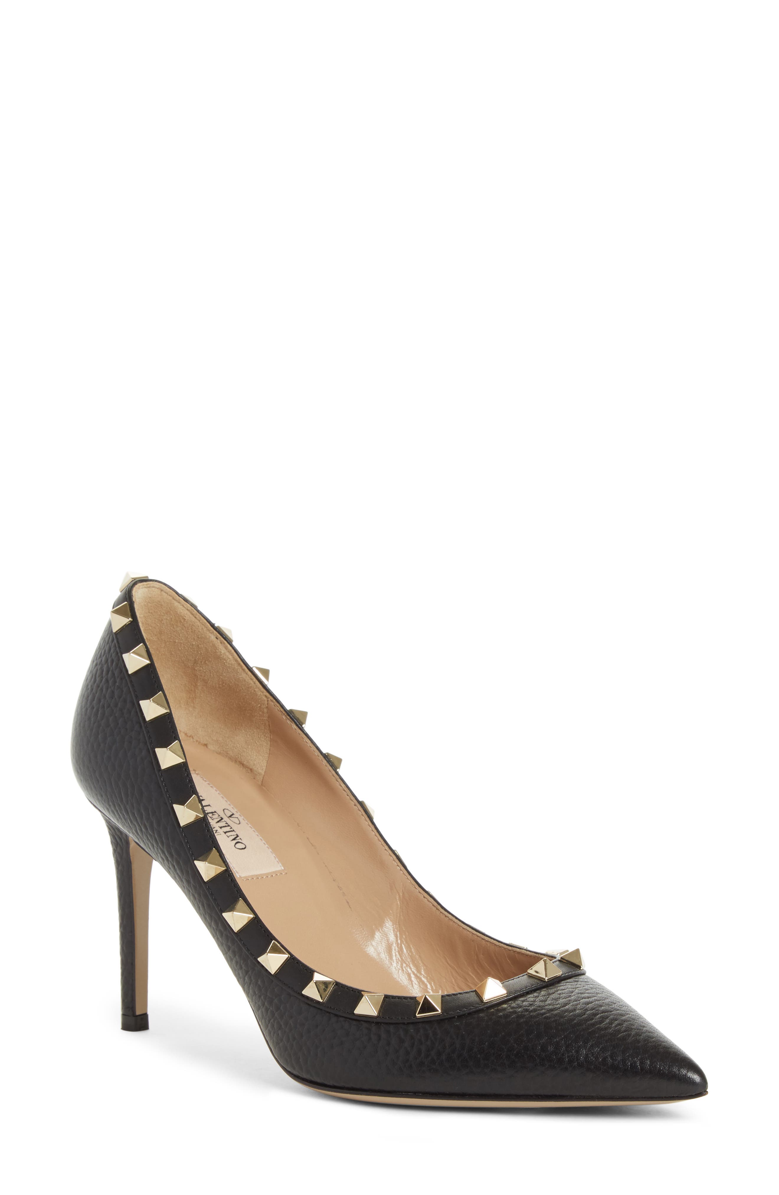 Valentino Garavani Rockstud Pointed Toe Pump, Main, color, 