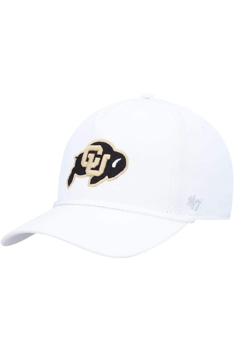 Men's '47  White Colorado Buffaloes Rope Hitch Adjustable Hat, Main, color, White