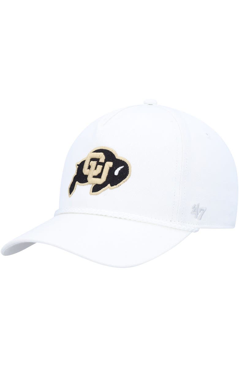 '47 Men's '47  White Colorado Buffaloes Rope Hitch Adjustable Hat, Main, color, White