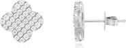 The Lovery Fine Jewelry Diamond Clover Stud Earrings