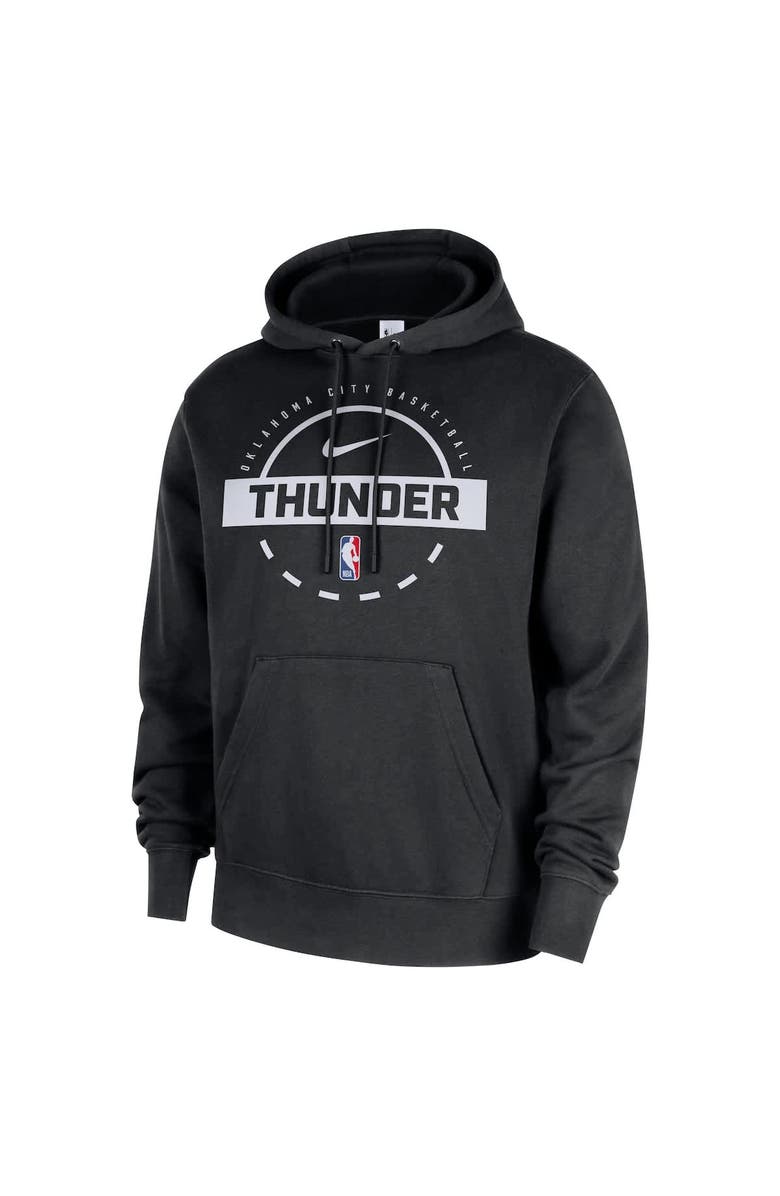 Nike Men's Nike Black Oklahoma City Thunder 2025/26 Authentic Practice Club Pullover Hoodie, Alternate, color, Black