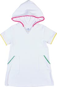 Florence Eiseman Terry Coverup With Pom Poms