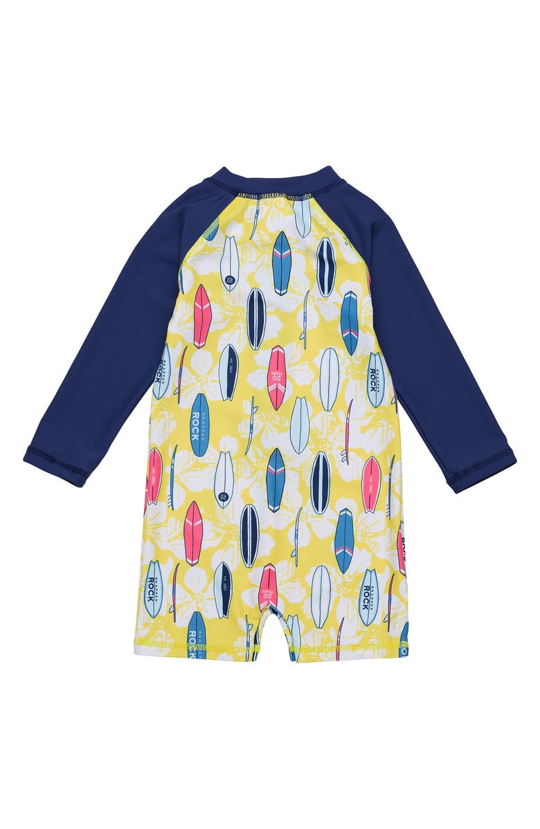 Snapper Rock Kids' Rock the Board One-Piece Rashguard Swimsuit, Alternate, color,