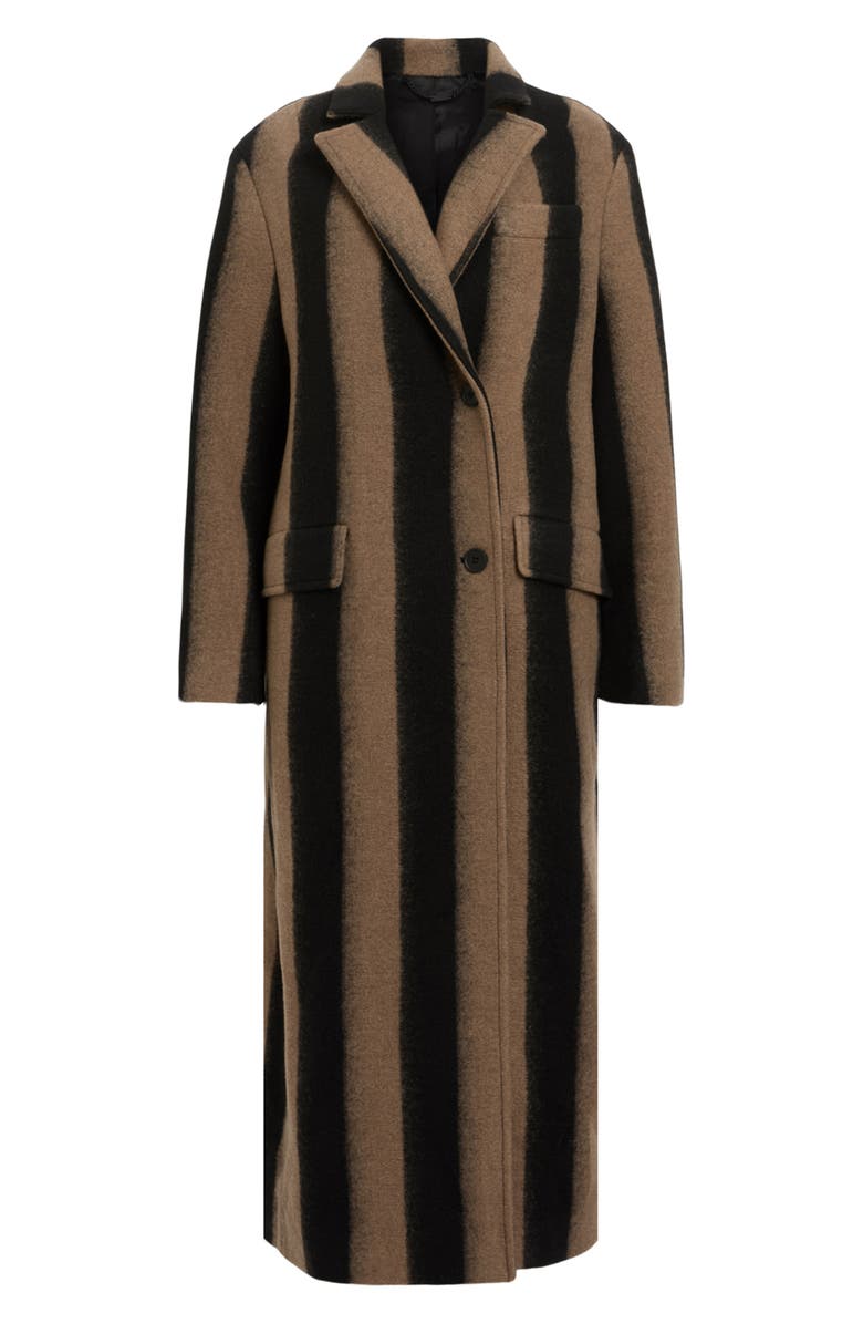 AllSaints James Stripe Coat, Alternate, color, 