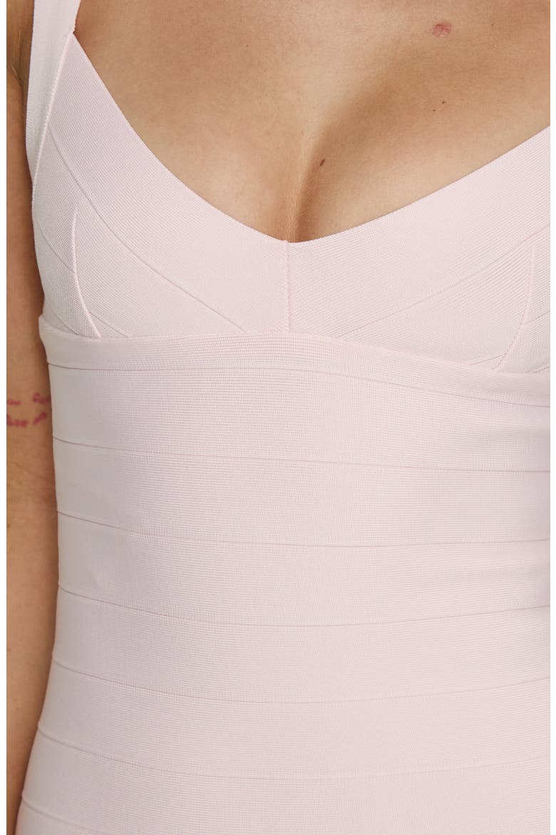 Justina Sleeveless Bandage Minidress, Alternate, color, PASTEL PINK