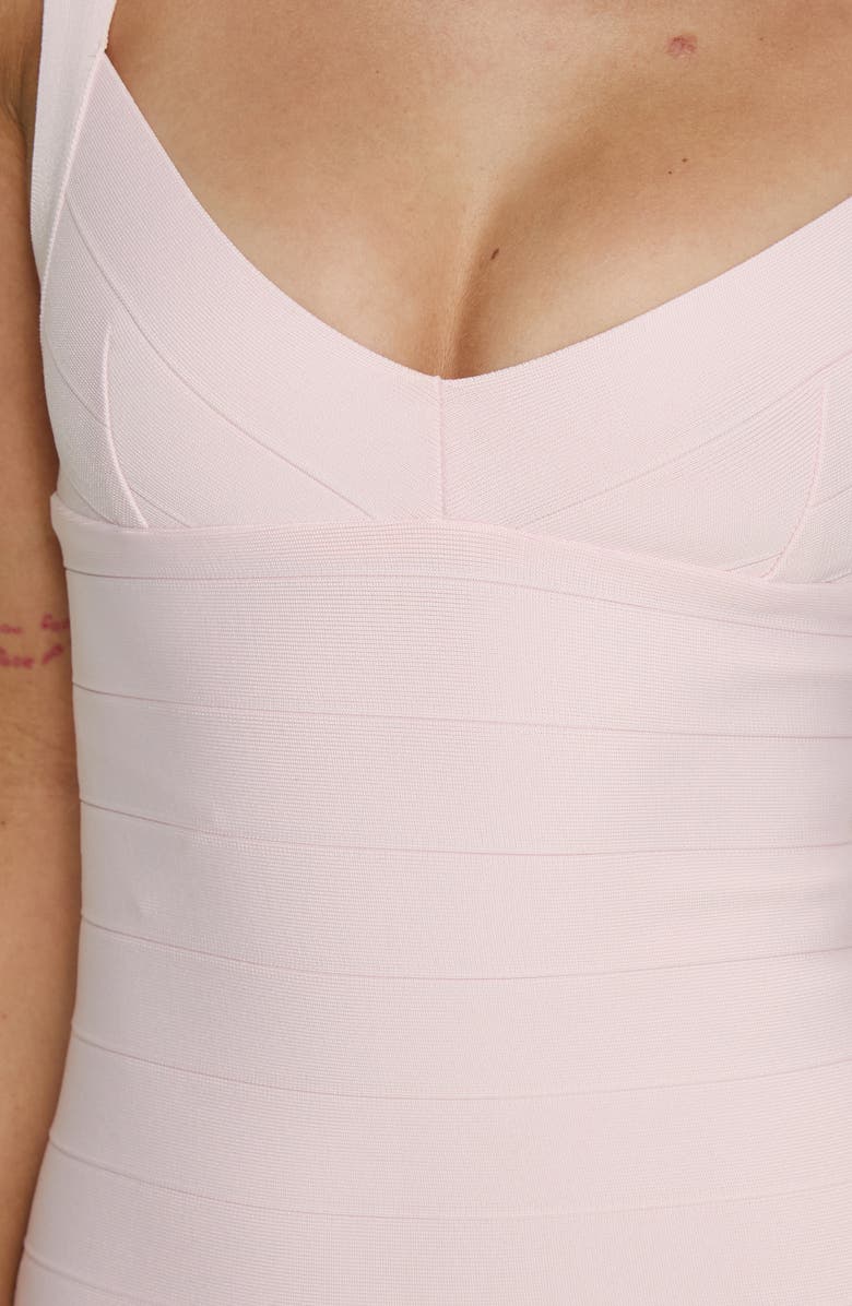 Princess Polly Justina Sleeveless Bandage Minidress, Alternate, color, Pastel Pink