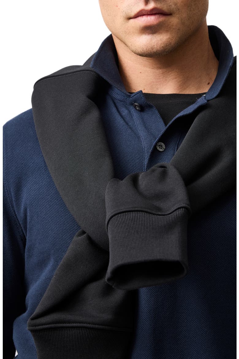 Gunn Piqué Polo, Alternate, color, ECLIPSE
