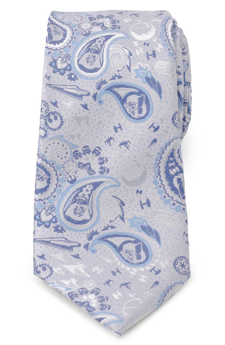 Cufflinks, Inc. x Star Wars<sup>™</sup> Darth Vader Paisley Silk Tie, Main, color, Purple