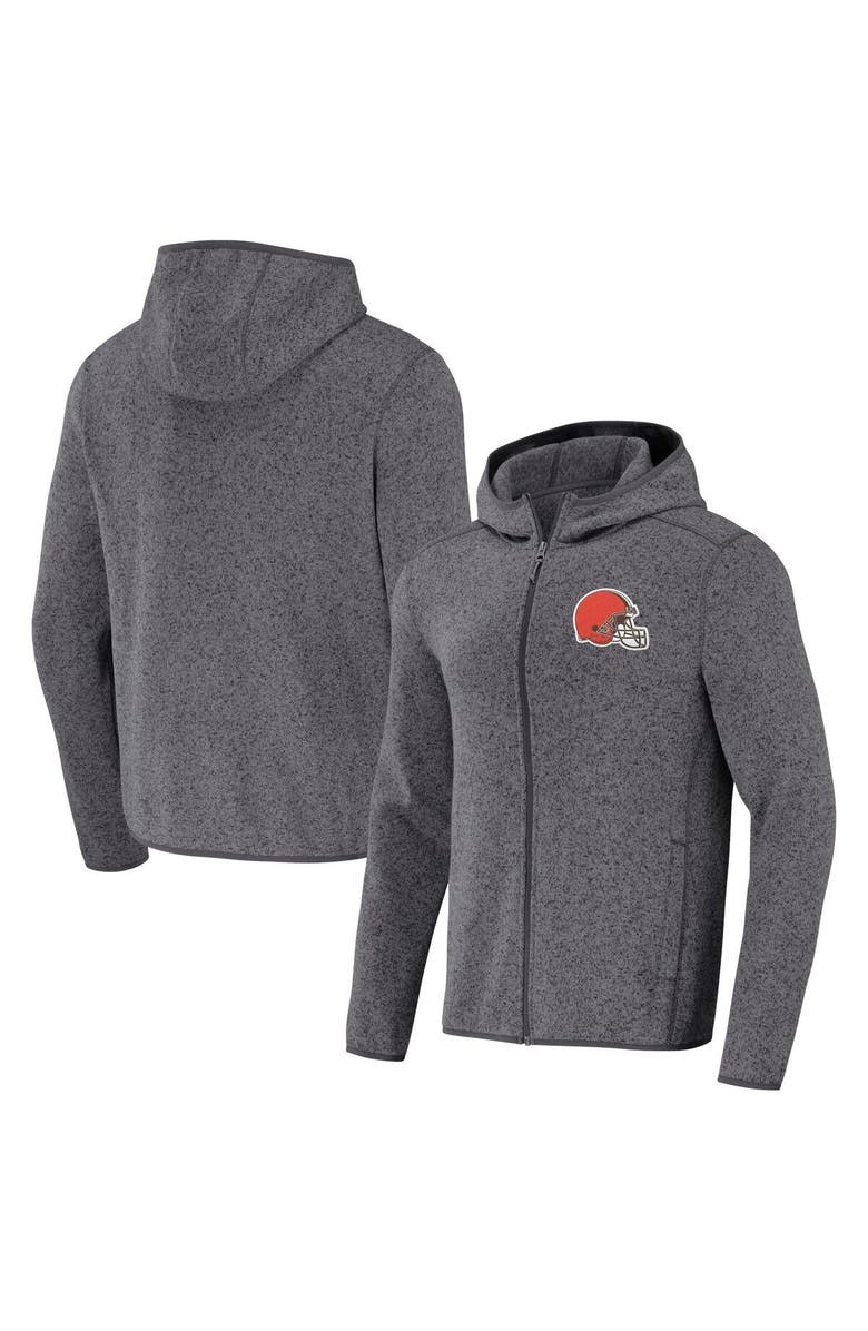 NFL X DARIUS RUCKER Men's NFL x Darius Rucker Collection by Fanatics Gray Cleveland Browns Fleece Pullover Hoodie, Main, color, 