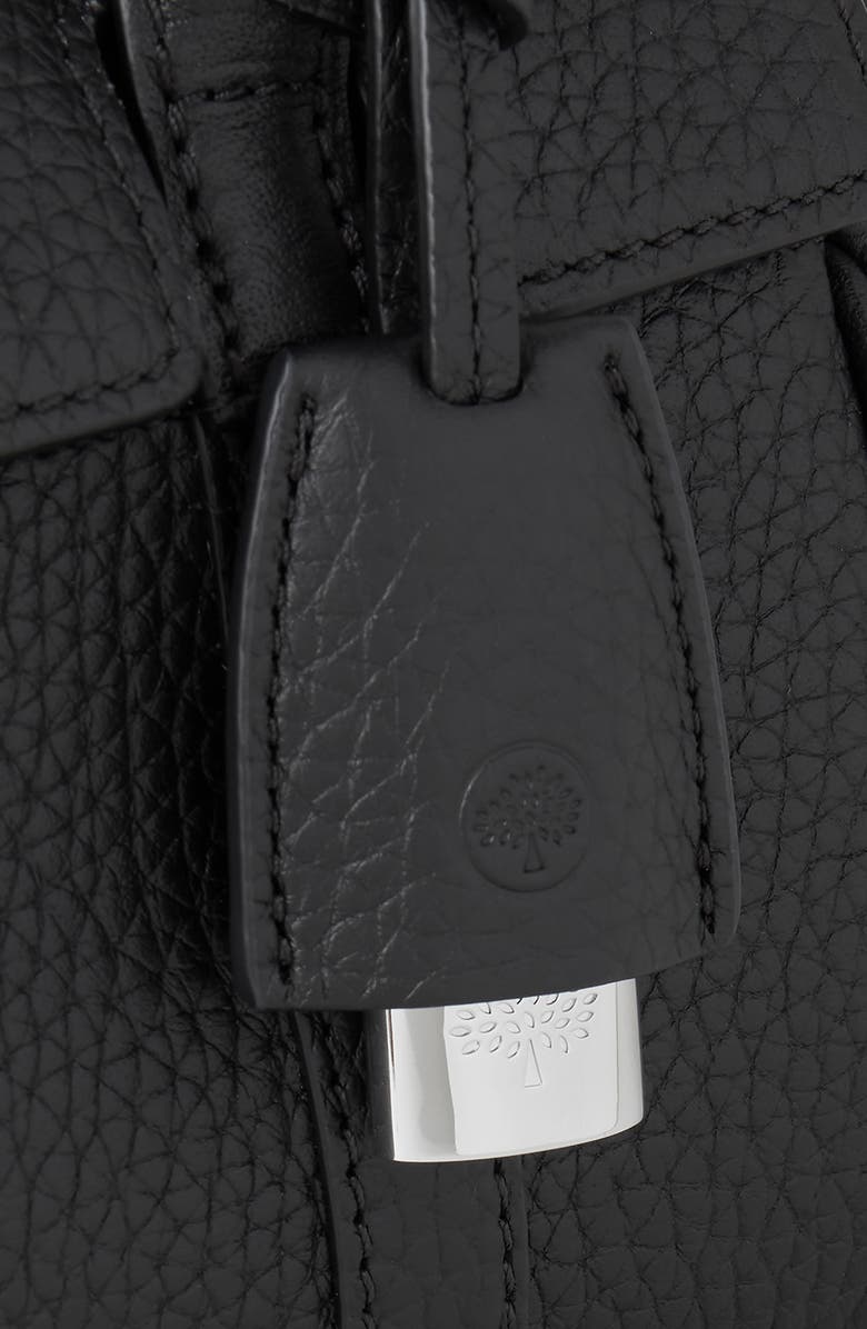 Mulberry Mini Bayswater Grained Leather Tote, Alternate, color,