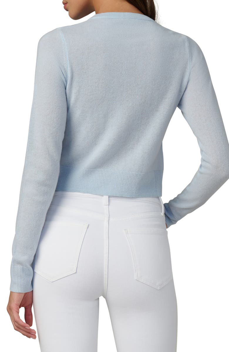 Joe
s The Dani Crop Cashmere Cardigan, Alternate, color, Powder Blue