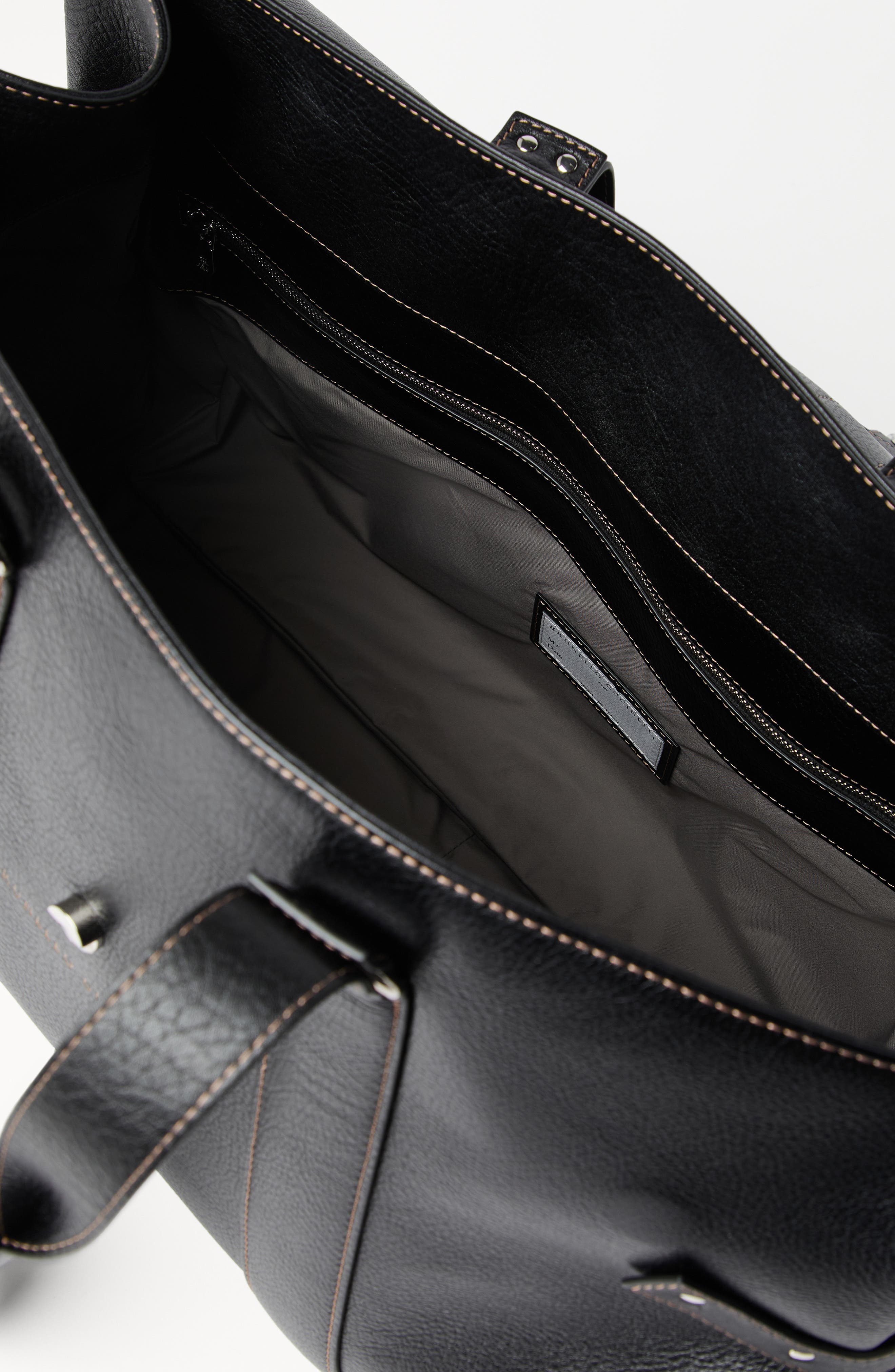 Brunello Cucinelli Weekender Country bag, Alternate, color, Black