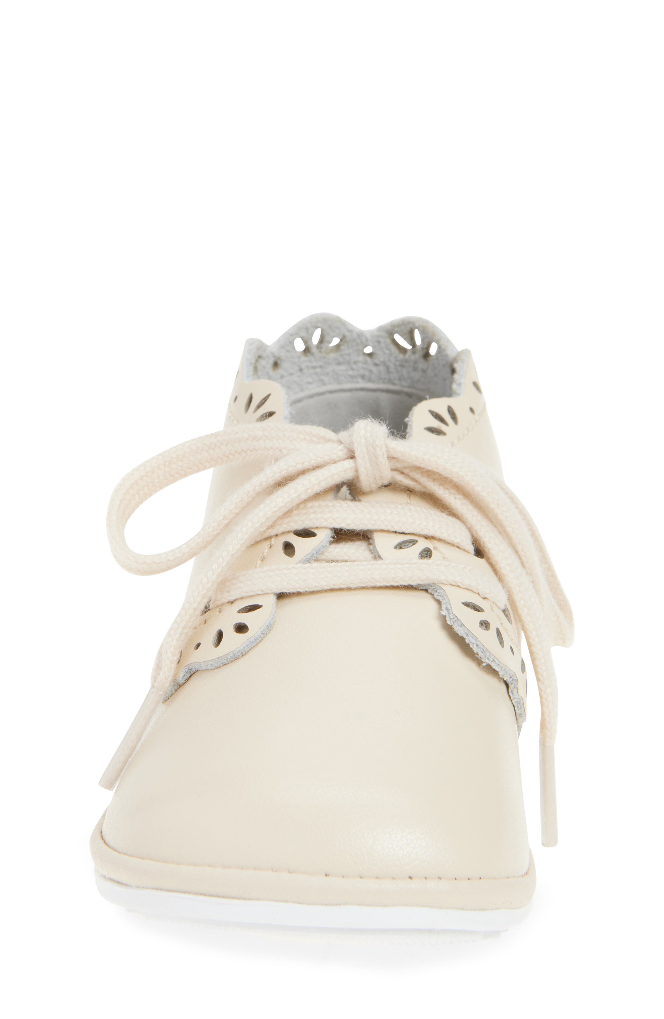 L
AMOUR Kids
 Bella Scallop Bootie, Alternate, color, Oatmeal