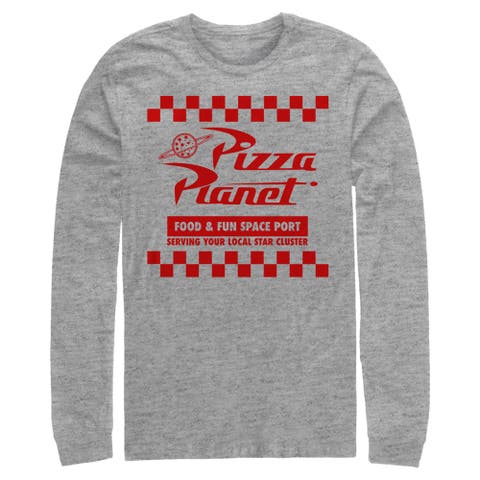 Men's Pizza Planet Uniform Long Sleeve Graphic T-Shirt