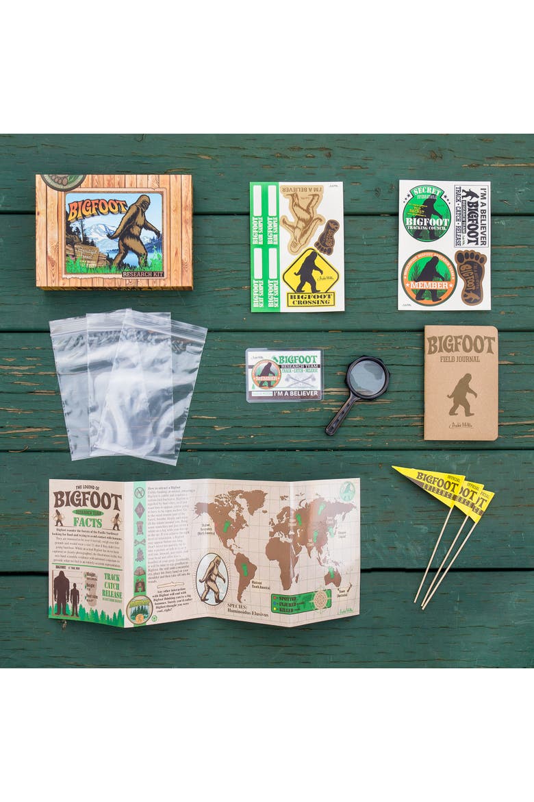 Bigfoot Research Kit, Alternate, color, Multicolored