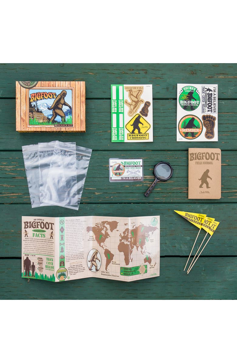 Archie McPhee Bigfoot Research Kit, Alternate, color, Multicolored
