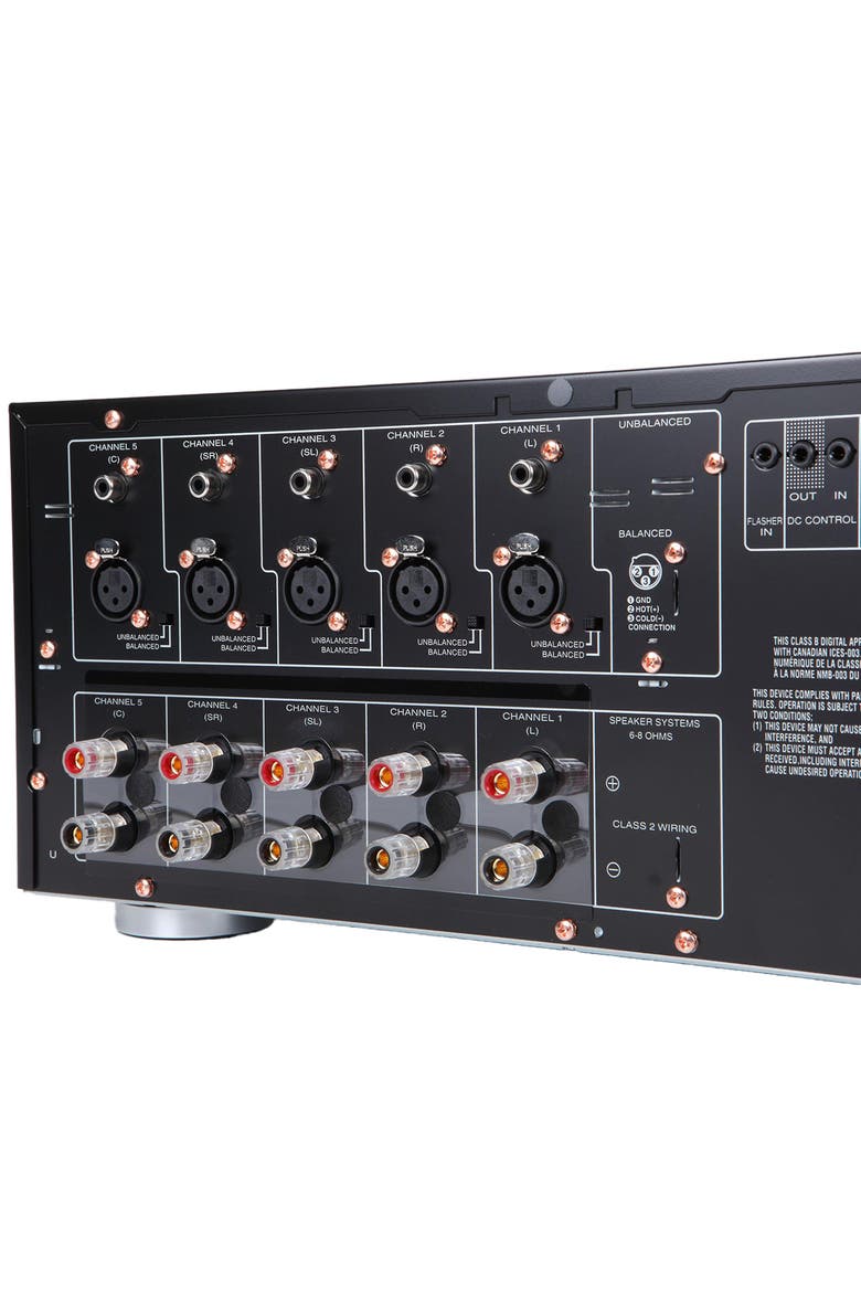 MM7055 5-Channel Home Theater Amplifier, Alternate, color, Black